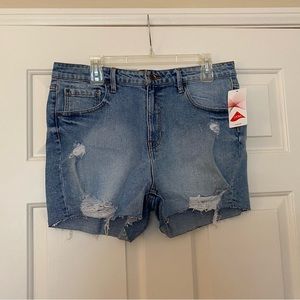 Fashion Nova Lycra Denim Shorts